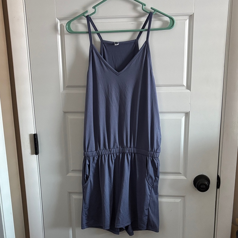 MISFAY Light Blue Sleeveless Romper